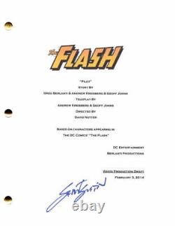 Grant Gustin Signed Autograph The Flash Full Pilot Script Barry Allen Glee
