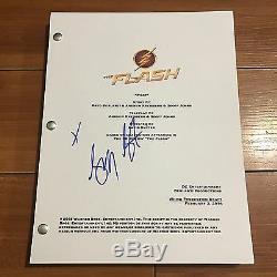 Greg Barlanti Signed The Flash Full Pilot Episode Script In Person Autograph