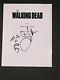 Greg Nicotero Signed The Walking Dead Pilot Script With Sketch Very Rare