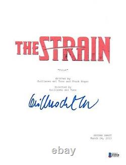Guillermo Del Toro Signed The Strain Pilot Script Beckett Bas Autograph Auto