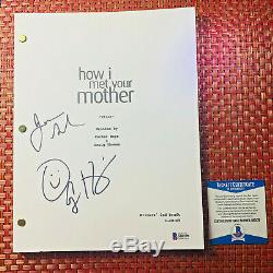 HOW I MET YOUR MOTHER SIGNED PILOT SCRIPT BY ALYSON HANNIGAN JASON SEGAL with COA