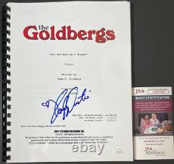 Hayley Orrantia Signed The Goldbergs Full Pilot Episode Script Autograph JSA COA