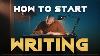 How To Start Writing Your Screenplay