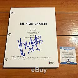 Hugh Laurie Signed The Night Manager Full 65 Page Pilot Script Beckett Bas Coa