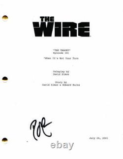 Idris Elba Signed Autograph The Wire Full Pilot Script Stringer Bell Heimdall