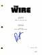 Idris Elba Signed Autograph The Wire Full Pilot Script Stringer Bell with JSA COA