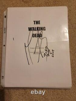 Irone Singleton Signed Autographed The Walking Dead Pilot Script