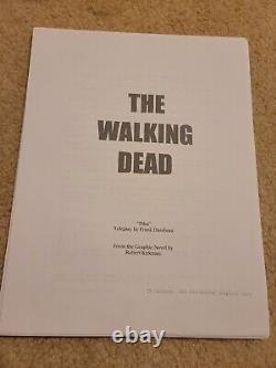Irone Singleton Signed Autographed The Walking Dead Pilot Script