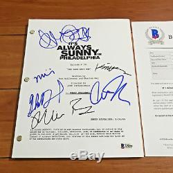 It's Always Sunny In Philadelphia Signed Pilot Script By 6 Cast Beckett Bas Coa