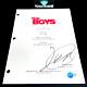 JACK QUAID SIGNED THE BOYS FULL PAGE PILOT SCRIPT with BECKETT BAS COA