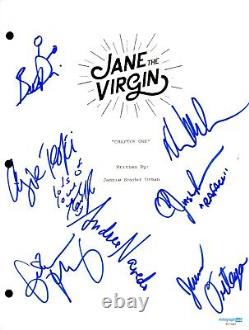 JANE THE VIRGIN SIGNED PILOT SCRIPT BY 8 CAST MEMBERS GINA RODRIGUEZ with ACOA COA