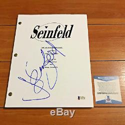 JERRY SEINFELD SIGNED SEINFELD FULL 45 PAGE PILOT SCRIPT with BECKETT BAS COA