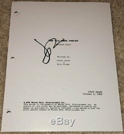 JIM PARSONS SIGNED AUTOGRAPH THE BIG BANG THEORY 52 PAGE PILOT SCRIPT withPROOF