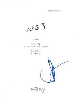 JJ Abrams J. J. Signed Autographed LOST Pilot Episode Script COA