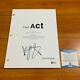 JOEY KING SIGNED THE ACT FULL PAGE PILOT EPISODE SCRIPT with BECKETT BAS COA