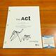 JOEY KING SIGNED THE ACT FULL PAGE PILOT SCRIPT with CHARACTER NAME & BECKETT COA