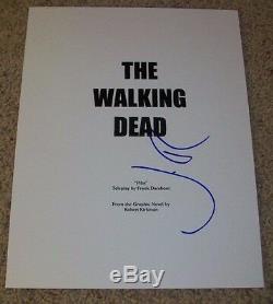 JON BERNTHAL SIGNED THE WALKING DEAD FULL 61 PAGE PILOT SCRIPT withPROOF AUTOGRAPH