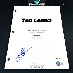 JUNO TEMPLE SIGNED TED LASSO FULL PAGE PILOT SCRIPT with BECKETT BAS COA