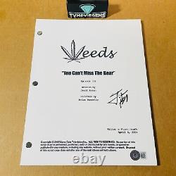 JUSTIN KIRK SIGNED AUTOGRAPH WEEDS PILOT FULL PAGE SCRIPT with BECKETT BAS COA