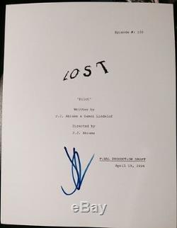 J. J. Abrams Signed Autograph Lost Rare 70 Page Pilot Episode Script With Coa