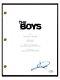 Jack Quaid Signed Autographed THE BOYS Pilot Episode Script ACOA COA