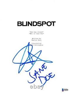 Jaimie Alexander Signed Blindspot Pilot Script Beckett Bas Autograph Auto B