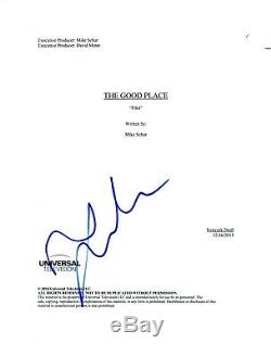 Jameela Jamil Signed Autographed THE GOOD PLACE Pilot Episode Script COA