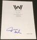 James Marsden Signed Autograph Westworld Rare Full Pilot Script Coa
