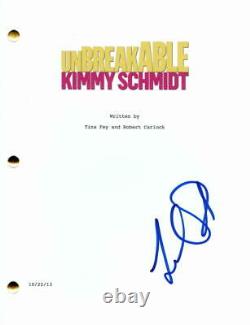 Jane Krakowski Signed Autograph Unbreakable Kimmy Schmidt Full Pilot Script Rare