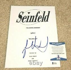 Jason Alexander Signed Seinfeld Full Pilot The Stake Out Tv Script George Bas