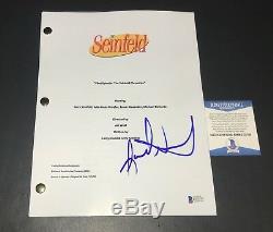 Jason Alexander Signed Seinfeld Pilot Script Authentic Autograph Bas 4