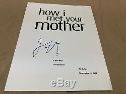 Jason Segel How I Met Your Mother Signed Autographed Pilot Tv Show Full Script