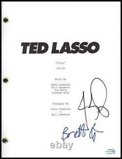 Jason Sudeikis & Brett Goldstein Ted Lasso AUTOGRAPHS Signed Pilot Script ACOA