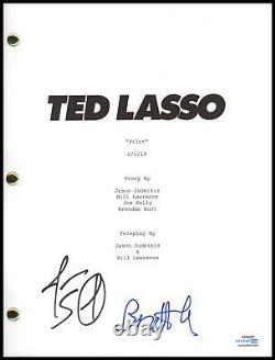 Jason Sudeikis & Brett Goldstein Ted Lasso AUTOGRAPHS Signed Pilot Script B