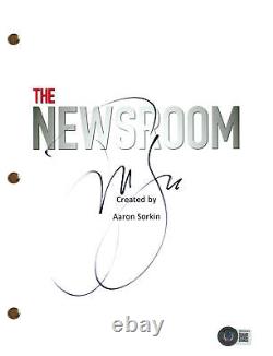 Jeff Daniels Signed Autograph The Newsroom Pilot Script Screenplay Beckett COA