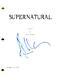 Jeffrey Dean Morgan Signed Autograph Supernatural Full Pilot Script Screenplay