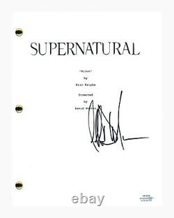 Jeffrey Dean Morgan Signed Autograph Supernatural Pilot Episode Script ACOA COA