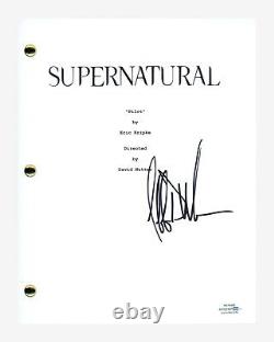 Jeffrey Dean Morgan Signed Supernatural Pilot Script John Winchester ACOA COA