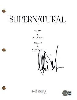 Jeffrey Dean Morgan Signed Supernatural Pilot Script Screenplay Autograph BAS