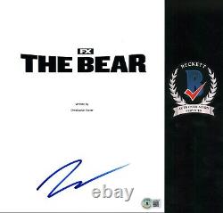 Jeremy Allen White SIGNED The Bear Carmy Full Pilot Script Beckett COA BAS