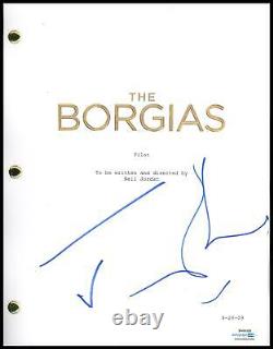 Jeremy Irons The Borgias AUTOGRAPH Signed'Rodrigo' Pilot Episode Script ACOA