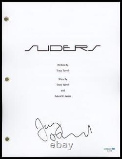 Jerry O'Connell Sliders AUTOGRAPH Signed Complete Pilot Episode Script ACOA