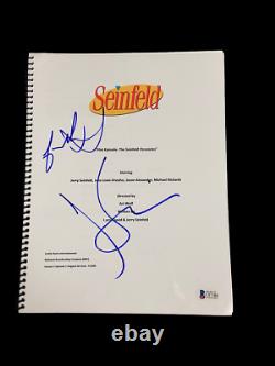Jerry Seinfeld & Jason Alexander Signed Autograph Pilot Full Script Beckett Bas