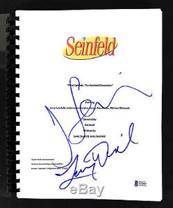 Jerry Seinfeld & Larry David Signed Seinfeld TV Pilot Script BAS #S72017