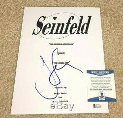 Jerry Seinfeld Signed Seineld Full Pilot The Stake Out Tv Show Script Bas