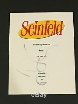 Jerry Seinfeld Signed Seinfeld The Stake Out Pilot Episode Script Jsa Coa