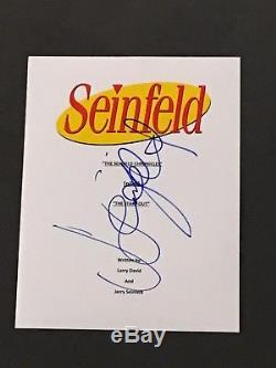 Jerry Seinfeld Signed Seinfeld The Stake Out Pilot Episode Script Jsa Coa