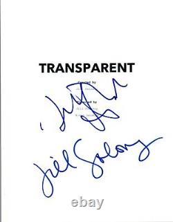 Jill Soloway & Jeffrey Tambor Signed Autographed TRANSPARENT Pilot Script COA