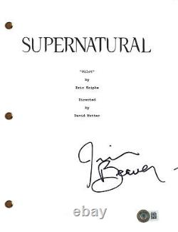 Jim Beaver Signed Autograph Supernatural Full Pilot Episode Script Beckett COA