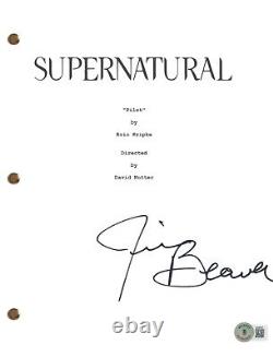 Jim Beaver Signed Autograph Supernatural Pilot Script Screenplay Beckett COA